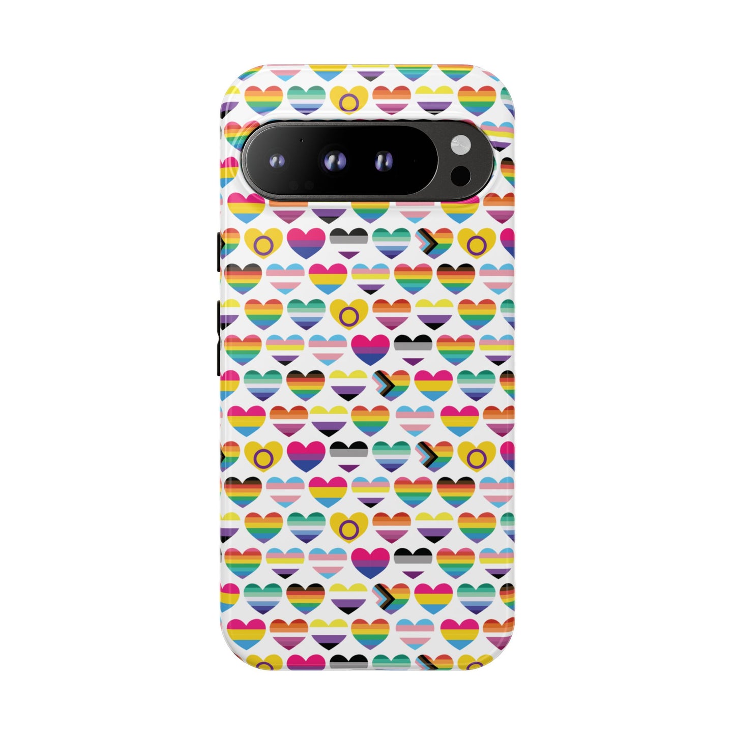 “heart of diversity" – bright edition – android tough phone case