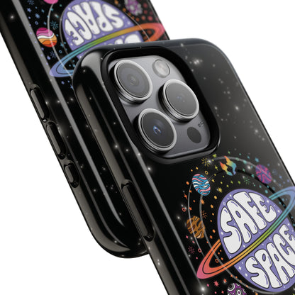 "Safe Space" LGBTQIA+ Pride Galaxy MagSafe® iPhone Case