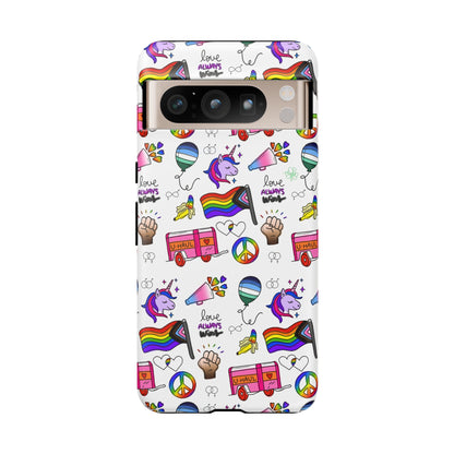 "Identity Mix" LGBTQIA+ Collage Android Tough Phone Case