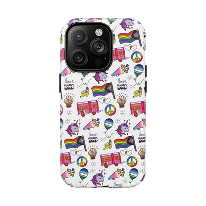 “Identity Mix” LGBTQIA+ Collage MagSafe® Tough iPhone Case