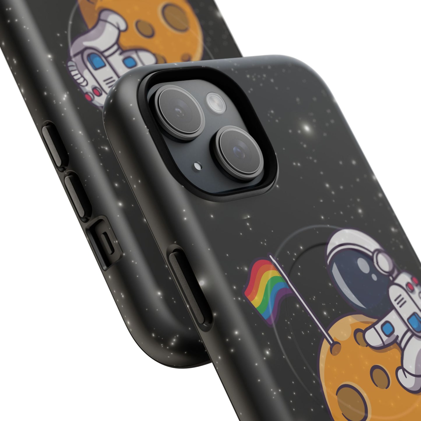 "cosmic queer" lgbtqia+ astronaut magsafe® iphone tough case