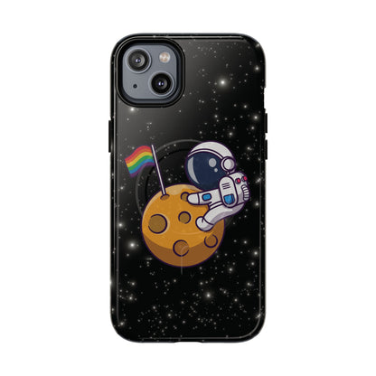 "Cosmic Queer" LGBTQIA+ Astronaut MagSafe® iPhone Tough Case