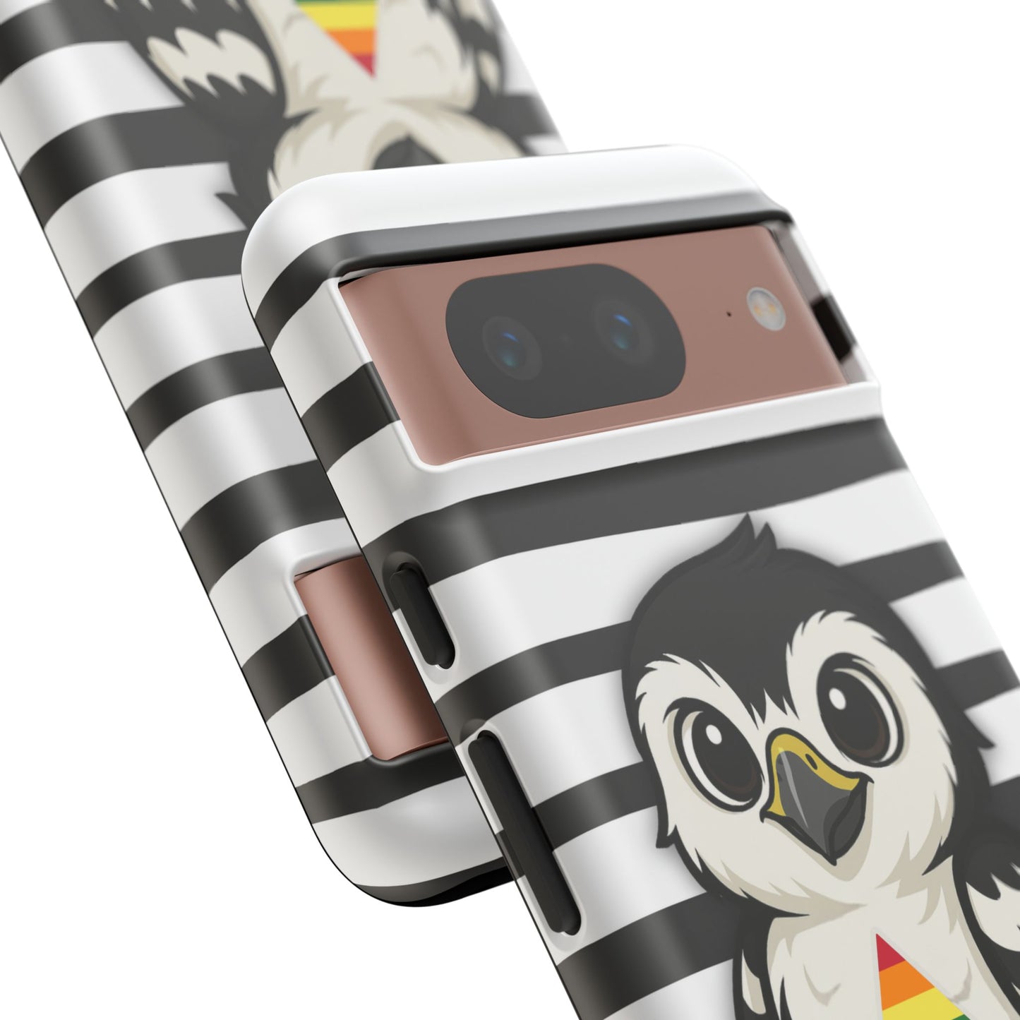 "fly with pride" – lgbtqia+ ally pride hawk android tough phone case