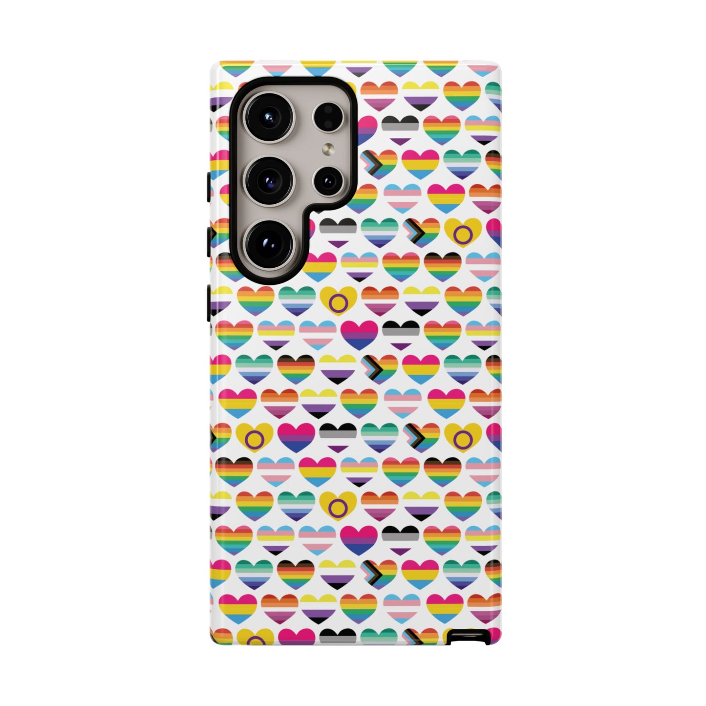 “heart of diversity" – bright edition – android tough phone case