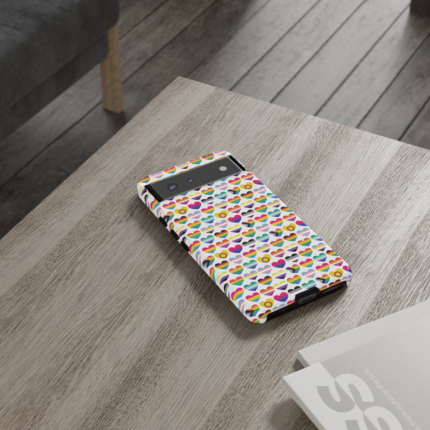 “heart of diversity" – bright edition – android tough phone case