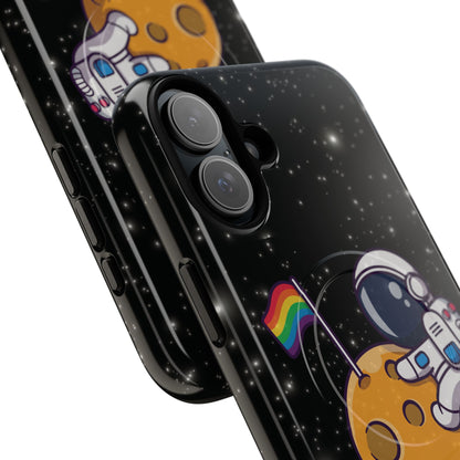 "Cosmic Queer" LGBTQIA+ Astronaut MagSafe® iPhone Tough Case
