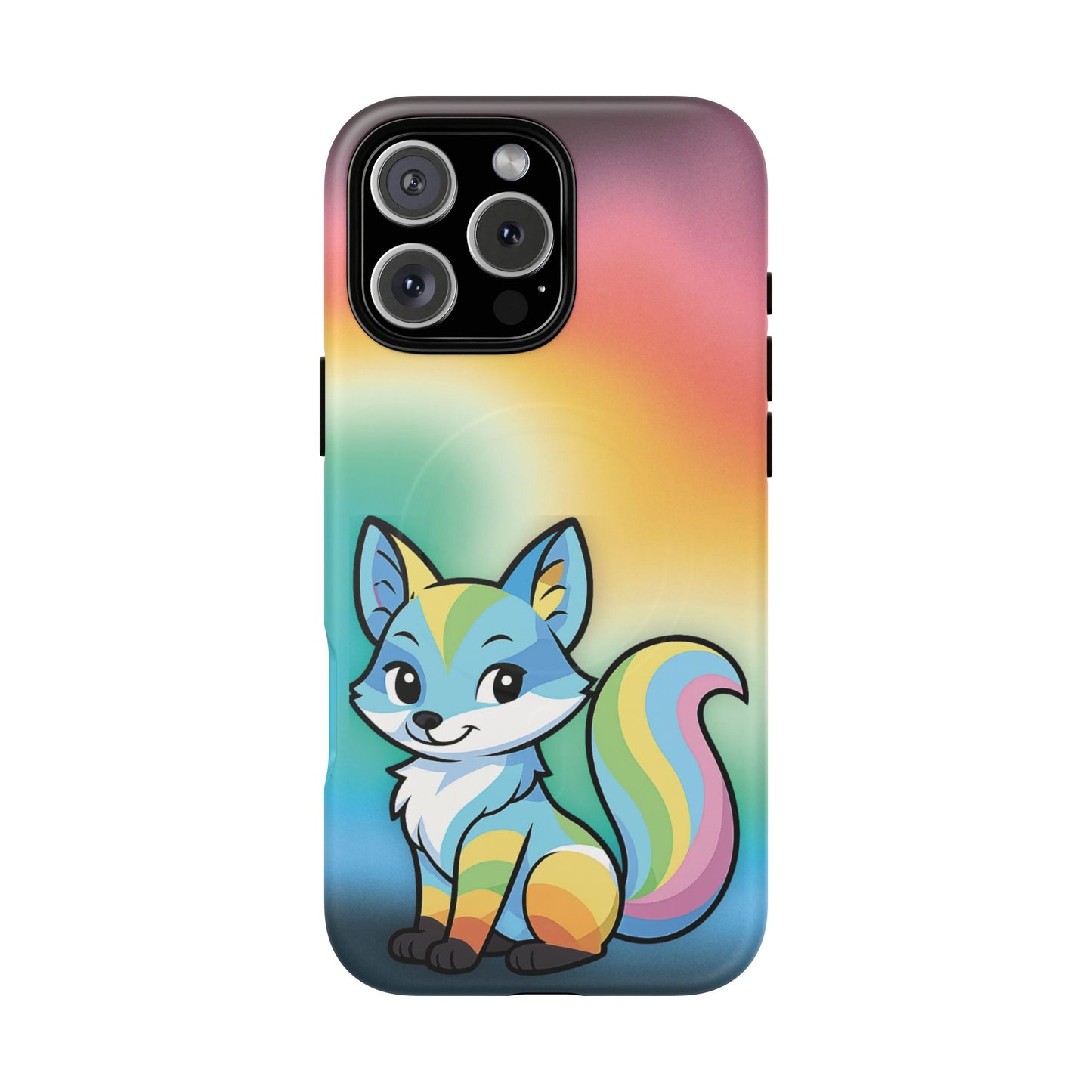 "queer as a fox" – queer pride fox magsafe® iphone case