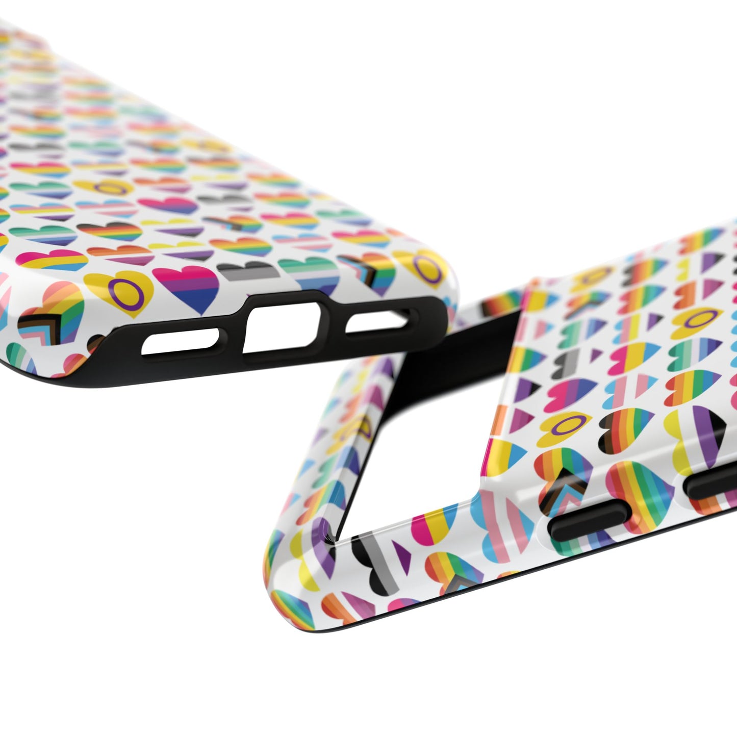 “heart of diversity" – bright edition – android tough phone case