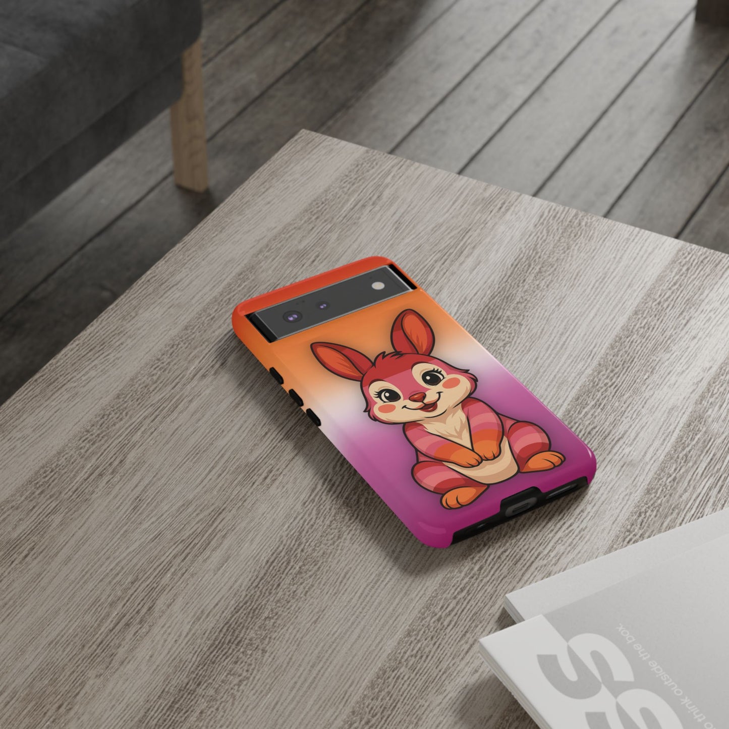 "hare to slay" – lesbian [femme] bunny android tough phone case