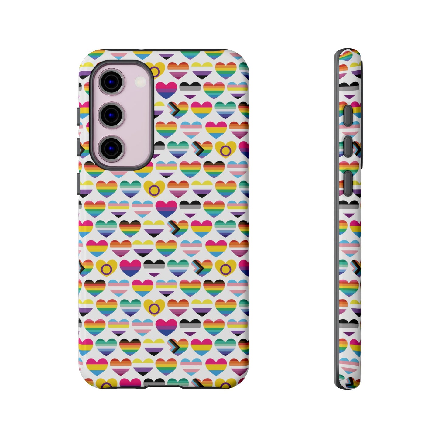 “heart of diversity" – bright edition – android tough phone case