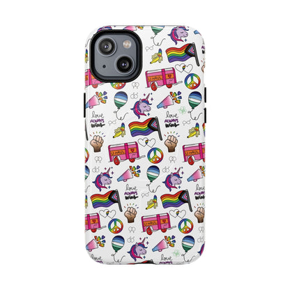 “Identity Mix” LGBTQIA+ Collage MagSafe® Tough iPhone Case