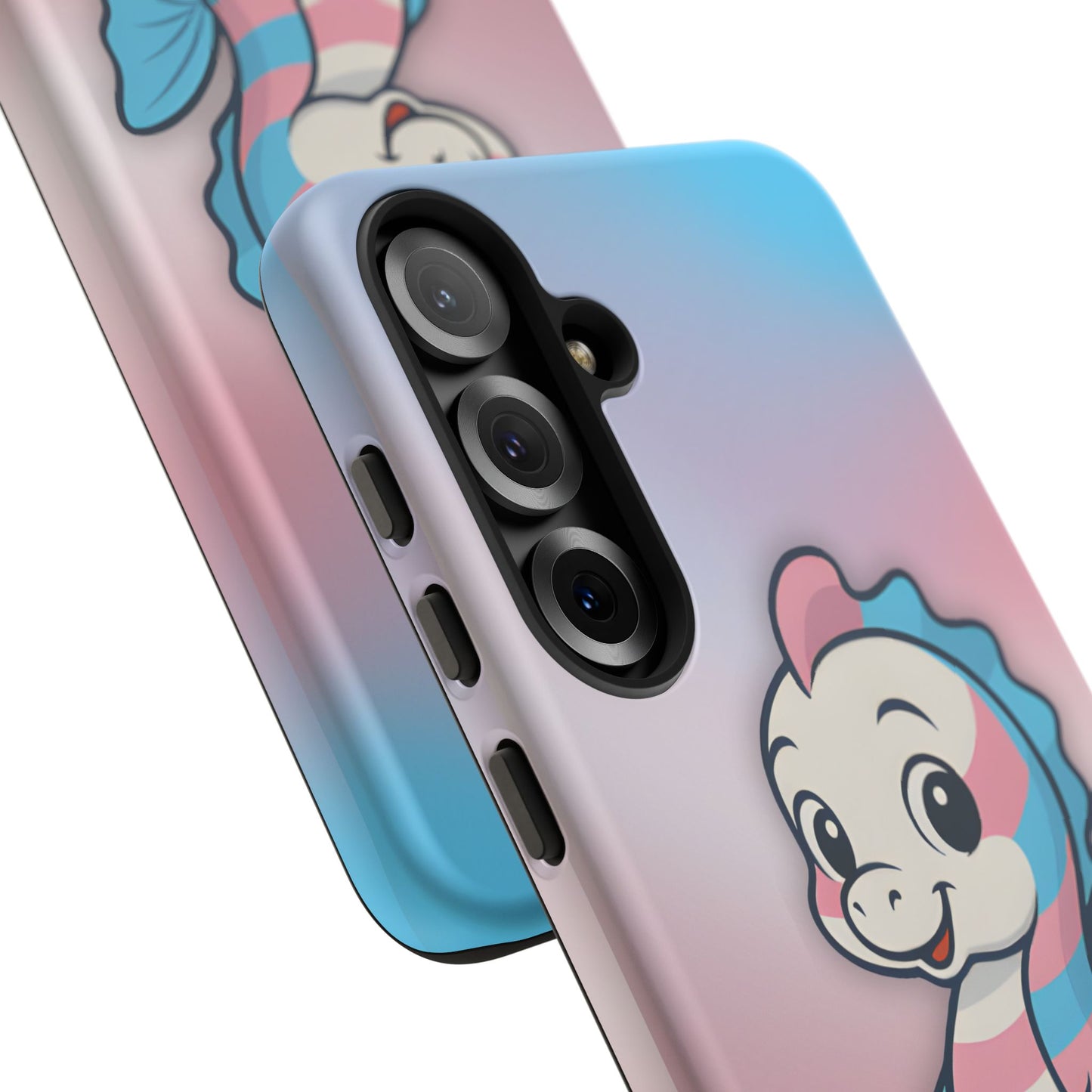 “sea me” – trans pride seahorse android tough phone case