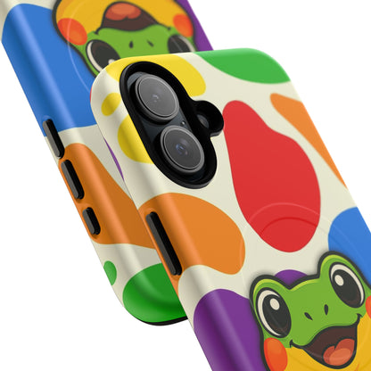 "Rainbow Ribbit" - LGBTQIA+ Pride Frog MagSafe® iPhone Tough Case