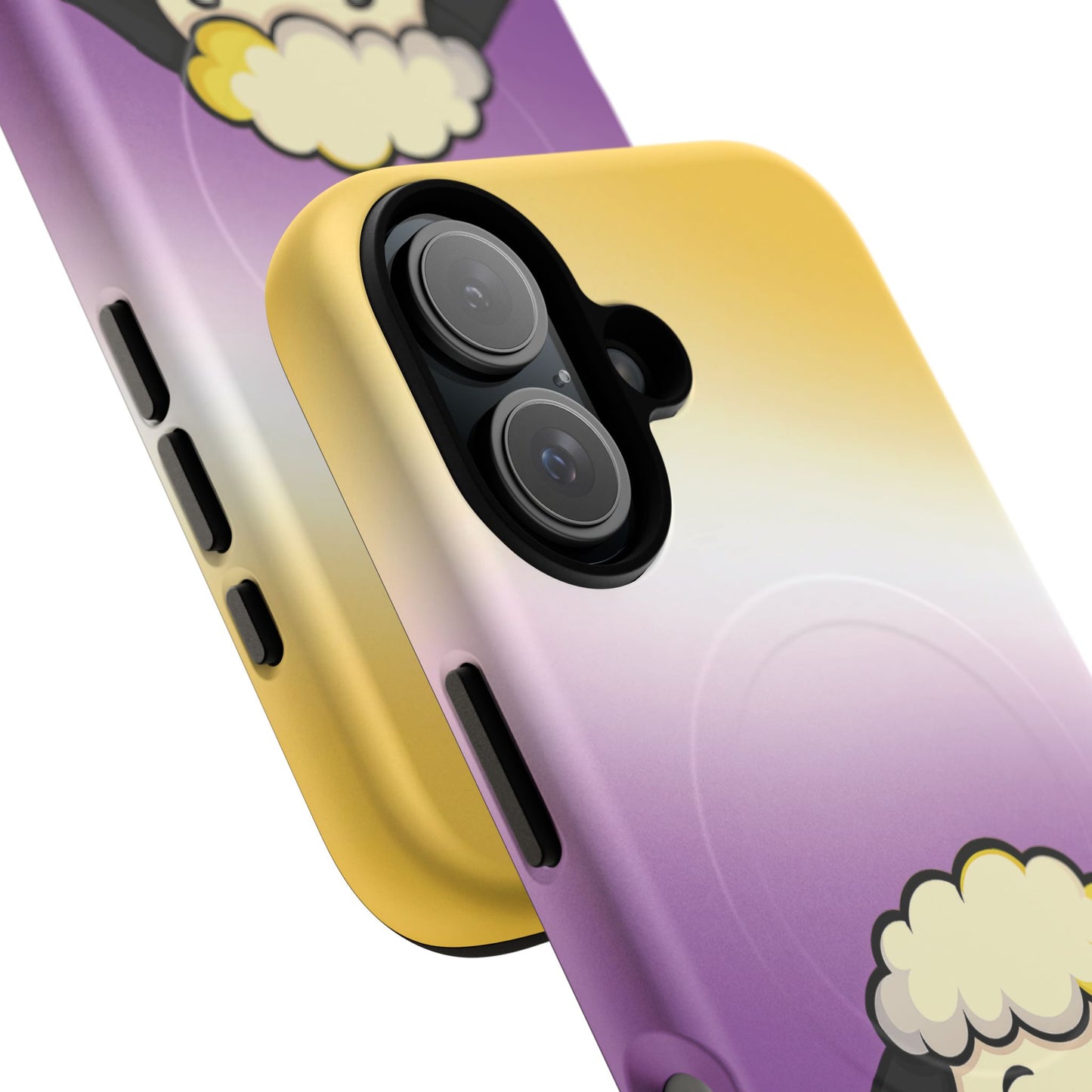 "nonbibaaary" – nonbinary pride sheep magsafe® iphone tough case