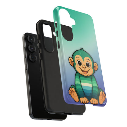 "Monkey Love" – Gay [MLM] Pride Android Tough Phone Case