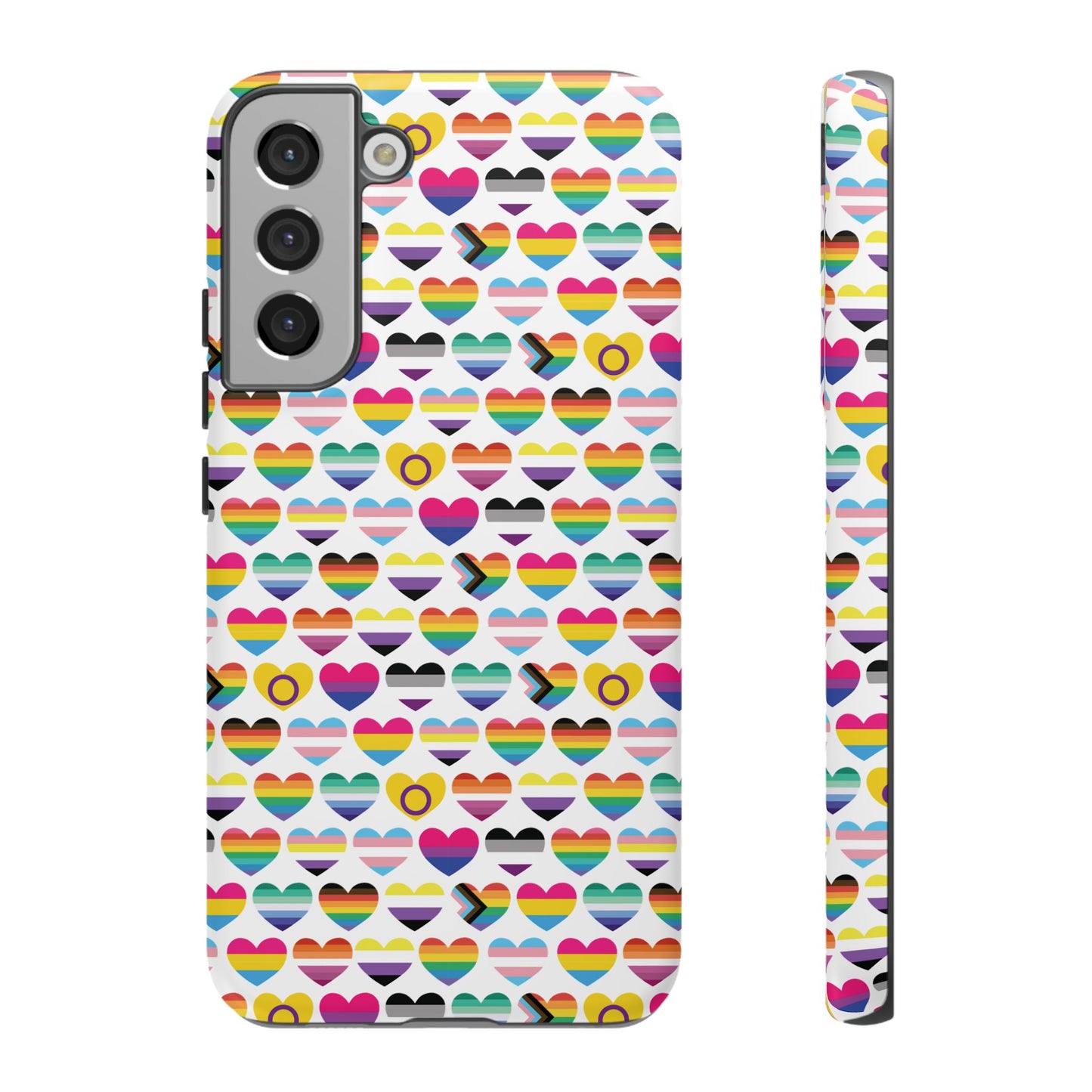 “heart of diversity" – bright edition – android tough phone case