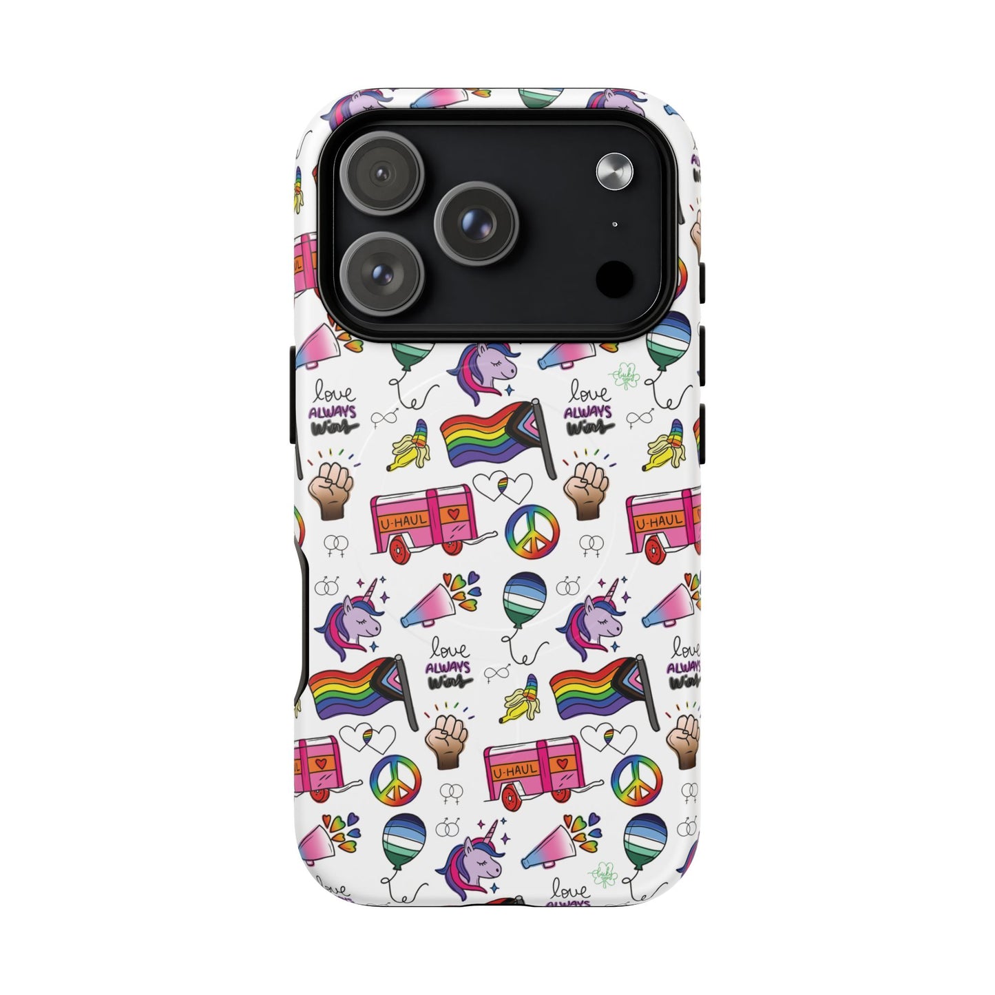 “identity mix” lgbtqia+ collage magsafe® tough iphone case
