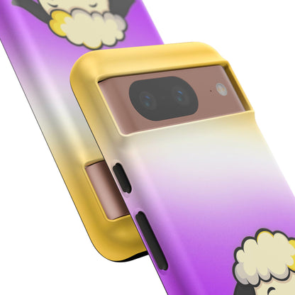 "NonbiBaaary" – Nonbinary Pride Sheep Android Tough Phone Case