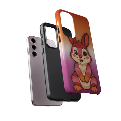 "Hare to Slay" – Lesbian [Femme] Bunny Android Tough Phone Case