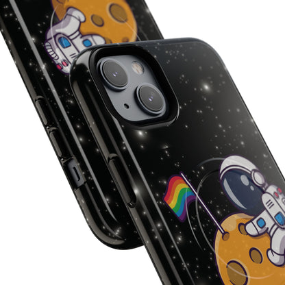 "Cosmic Queer" LGBTQIA+ Astronaut MagSafe® iPhone Tough Case