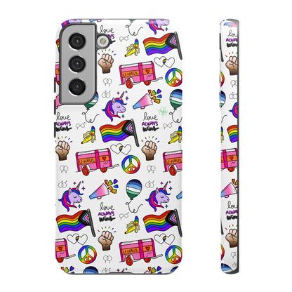 "Identity Mix" LGBTQIA+ Collage Android Tough Phone Case