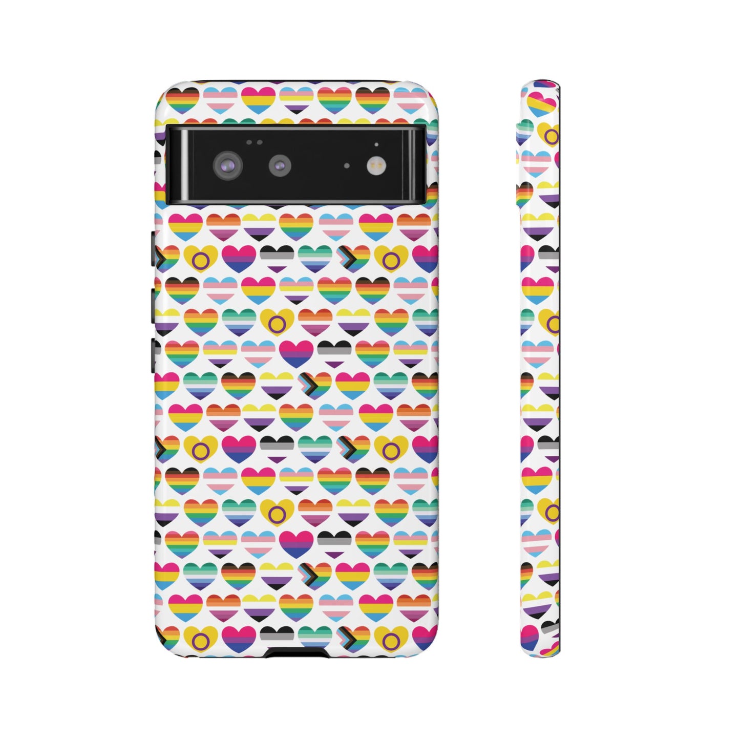 “heart of diversity" – bright edition – android tough phone case