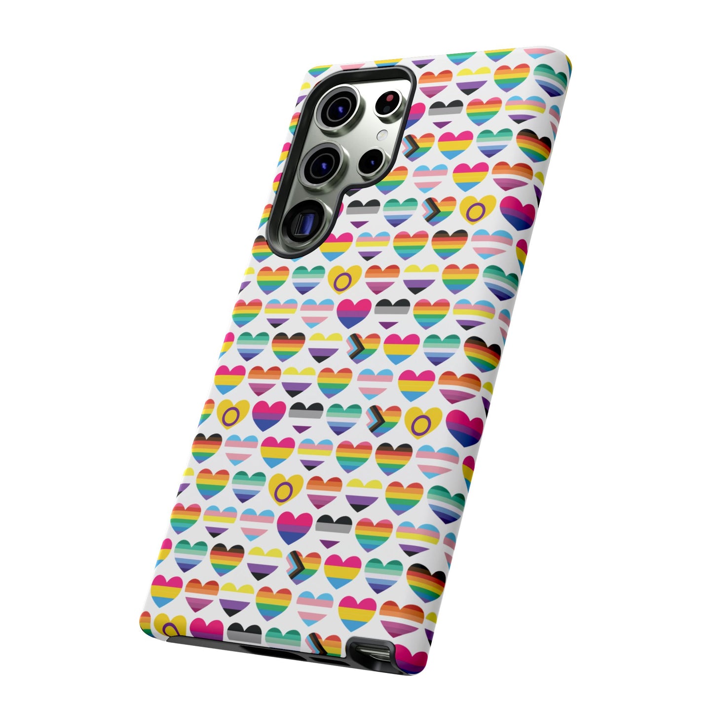 “heart of diversity" – bright edition – android tough phone case