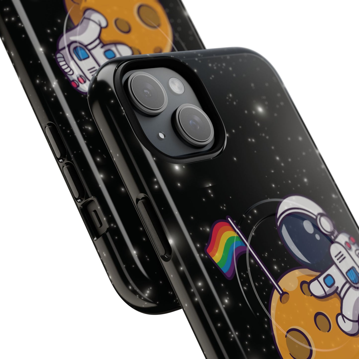 "cosmic queer" lgbtqia+ astronaut magsafe® iphone tough case