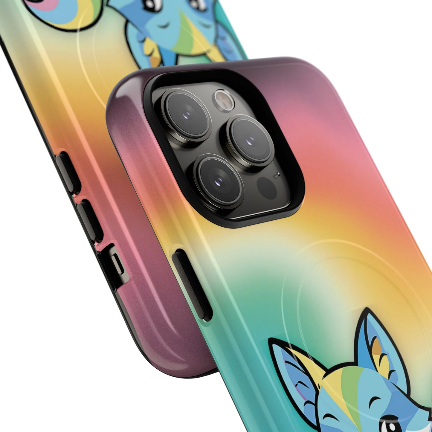 "queer as a fox" – queer pride fox magsafe® iphone case