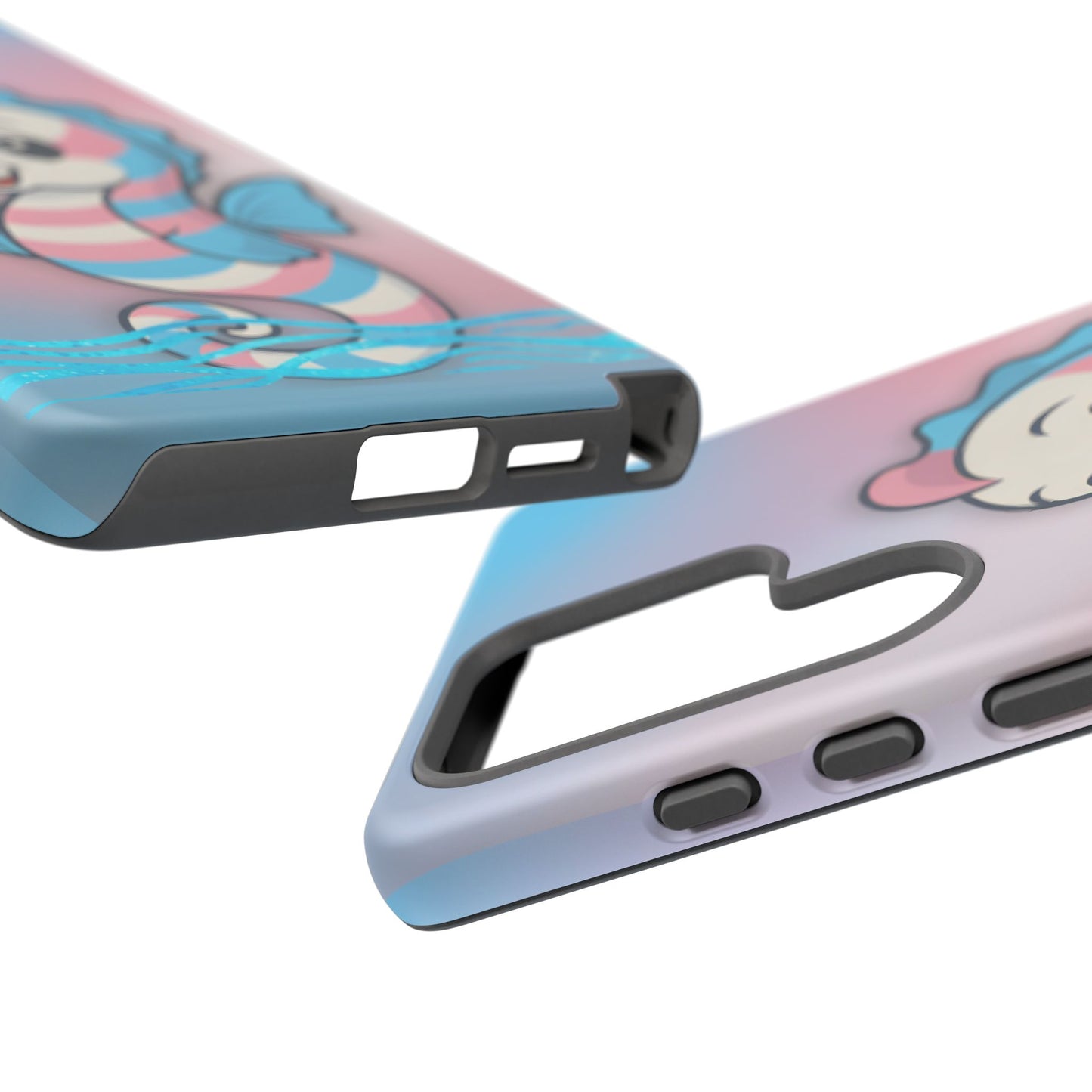 “sea me” – trans pride seahorse android tough phone case