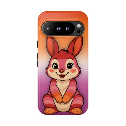 "Hare to Slay" – Lesbian [Femme] Bunny Android Tough Phone Case