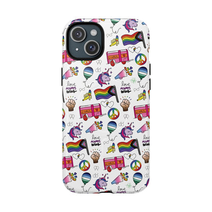 “Identity Mix” LGBTQIA+ Collage MagSafe® Tough iPhone Case