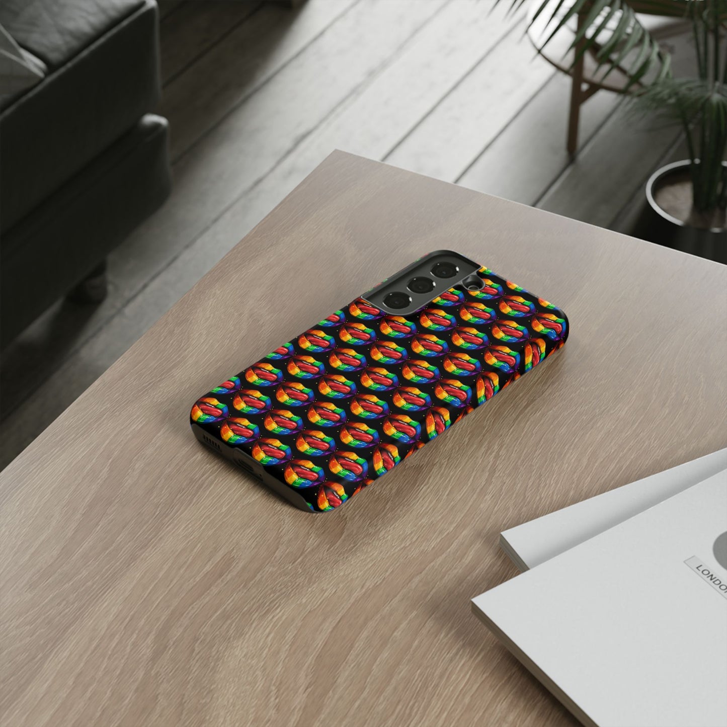 "taste the rainbow" android tough phone case