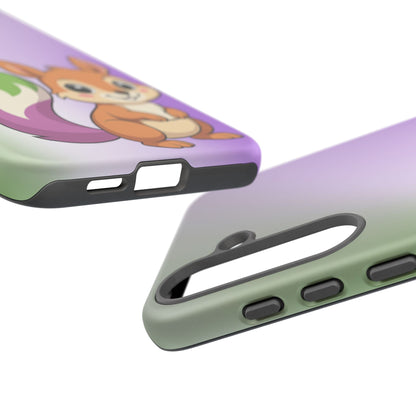 "Queeriosity"– Genderqueer Squirrel Pride Android Tough Phone Case