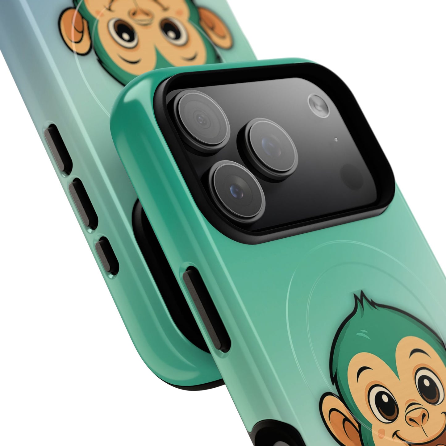 "monkey love" – gay [mlm] pride monkey magsafe® iphone tough case