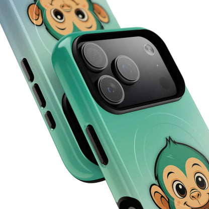 "Monkey Love" – Gay [MLM] Pride Monkey MagSafe® iPhone Tough Case