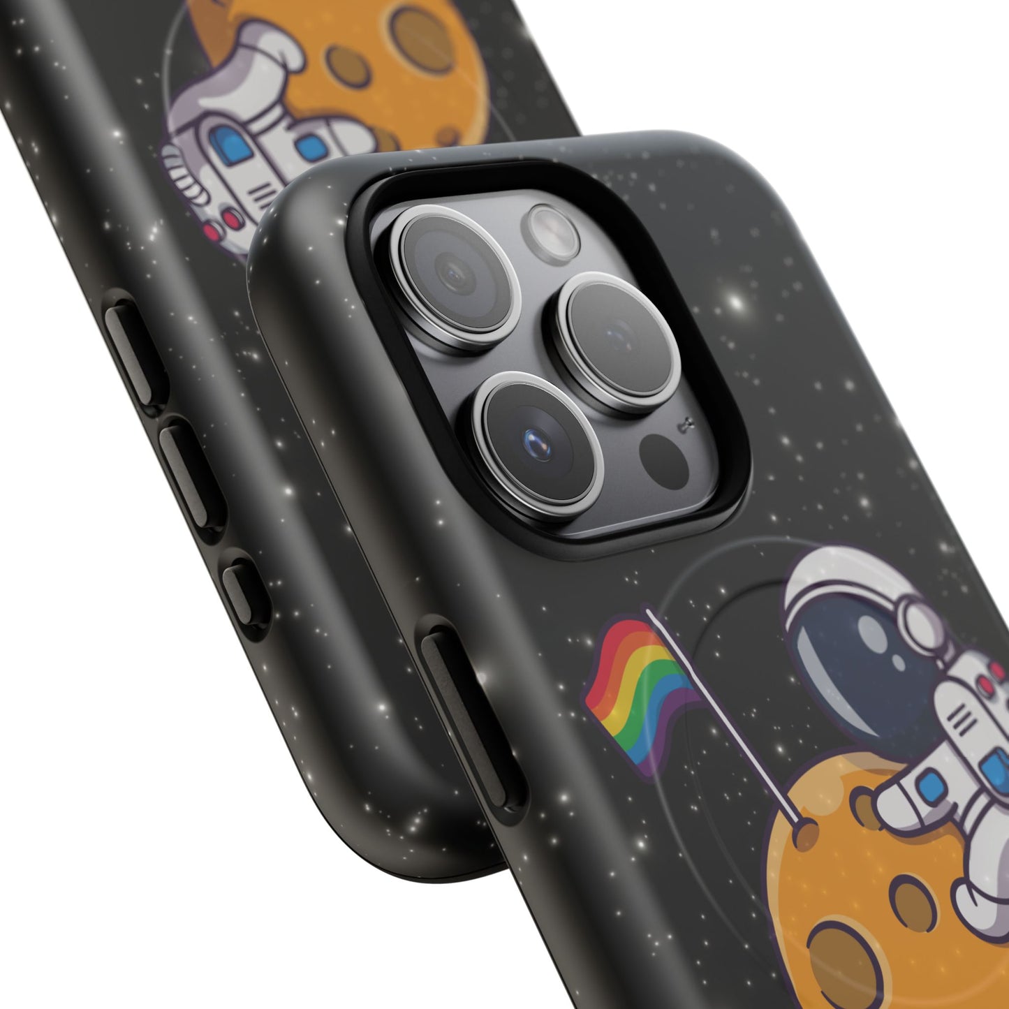 "cosmic queer" lgbtqia+ astronaut magsafe® iphone tough case