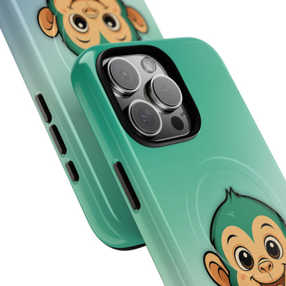 "Monkey Love" – Gay [MLM] Pride Monkey MagSafe® iPhone Tough Case