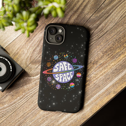 "Safe Space" LGBTQIA+ Pride Galaxy Android Tough Phone Case
