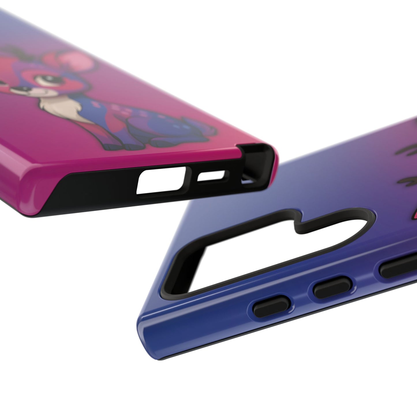 “bi-design” – bisexual pride doe android tough phone case