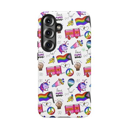 "Identity Mix" LGBTQIA+ Collage Android Tough Phone Case