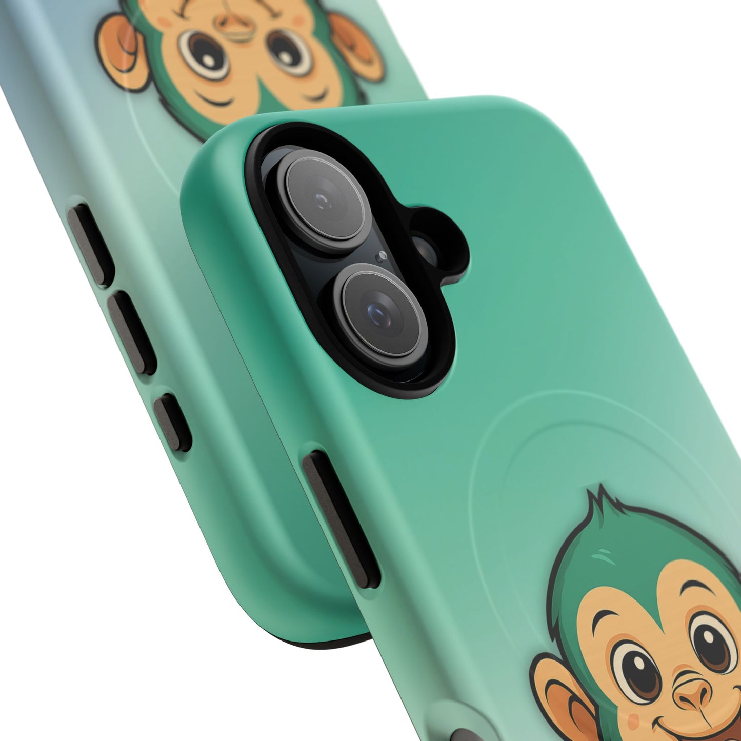 "monkey love" – gay [mlm] pride monkey magsafe® iphone tough case