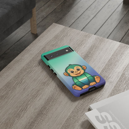 "Monkey Love" – Gay [MLM] Pride Android Tough Phone Case