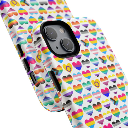 “Heart of Diversity” – Bright Edition – MagSafe® iPhone Tough Case