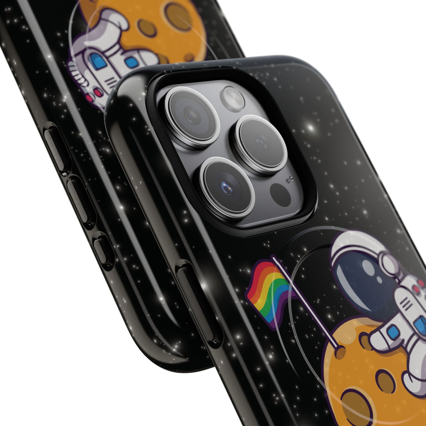 "cosmic queer" lgbtqia+ astronaut magsafe® iphone tough case