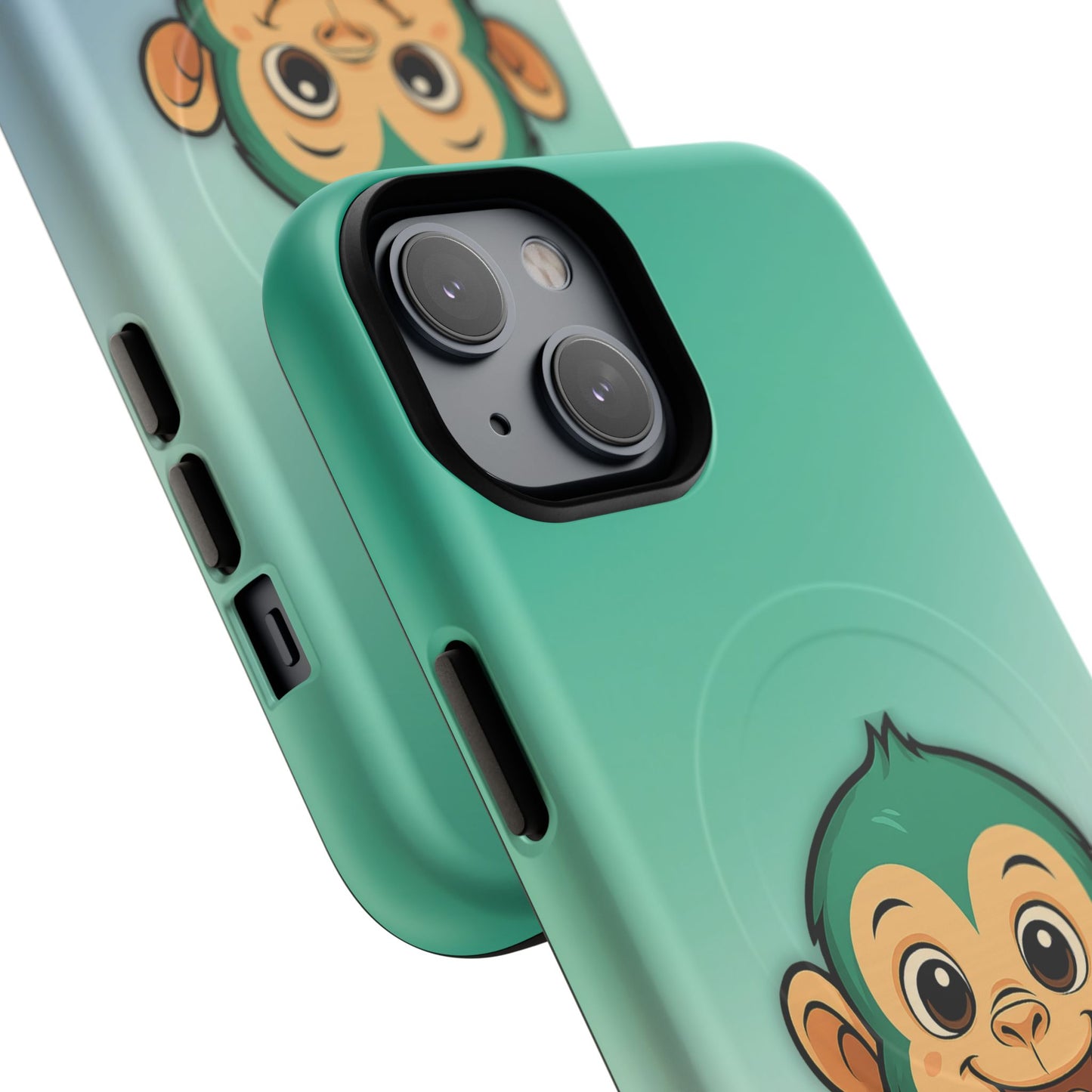 "monkey love" – gay [mlm] pride monkey magsafe® iphone tough case