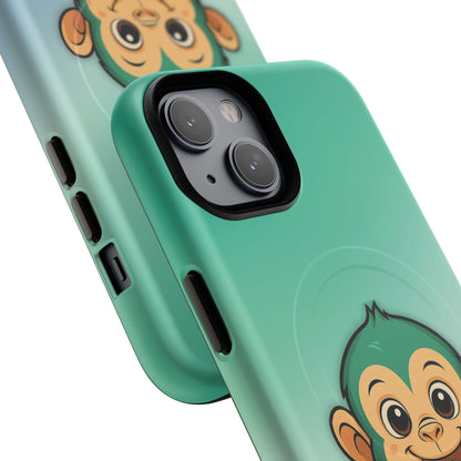 "Monkey Love" – Gay [MLM] Pride Monkey MagSafe® iPhone Tough Case