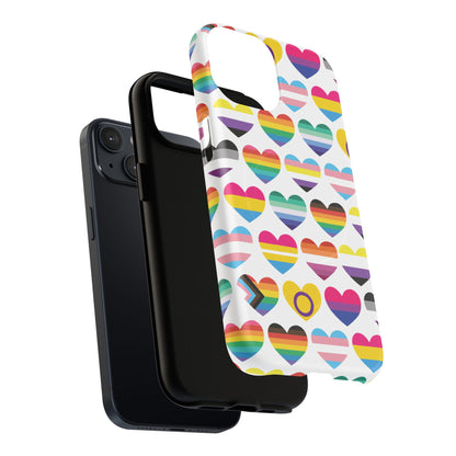 "Proud Hearts" LGBTQIA+ Love MagSafe® iPhone Case