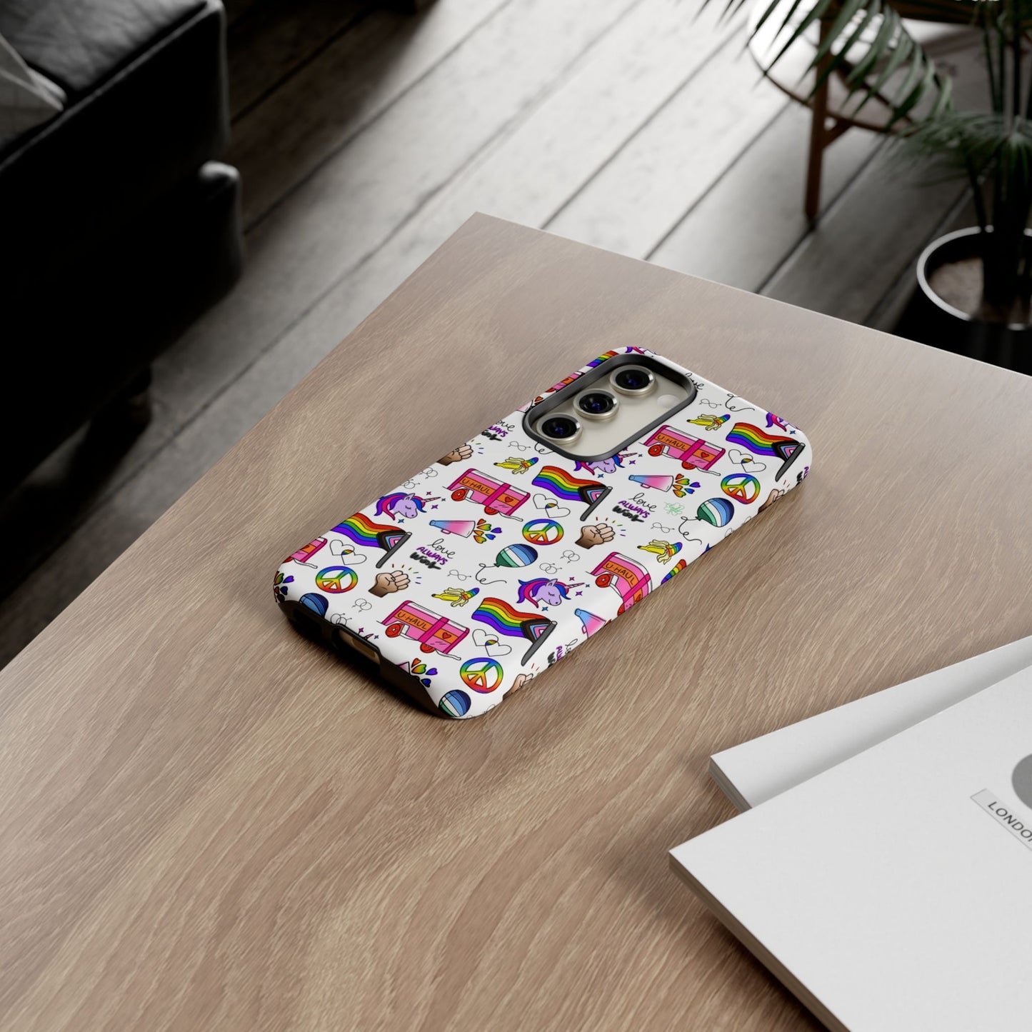 "identity mix" lgbtqia+ collage android tough phone case