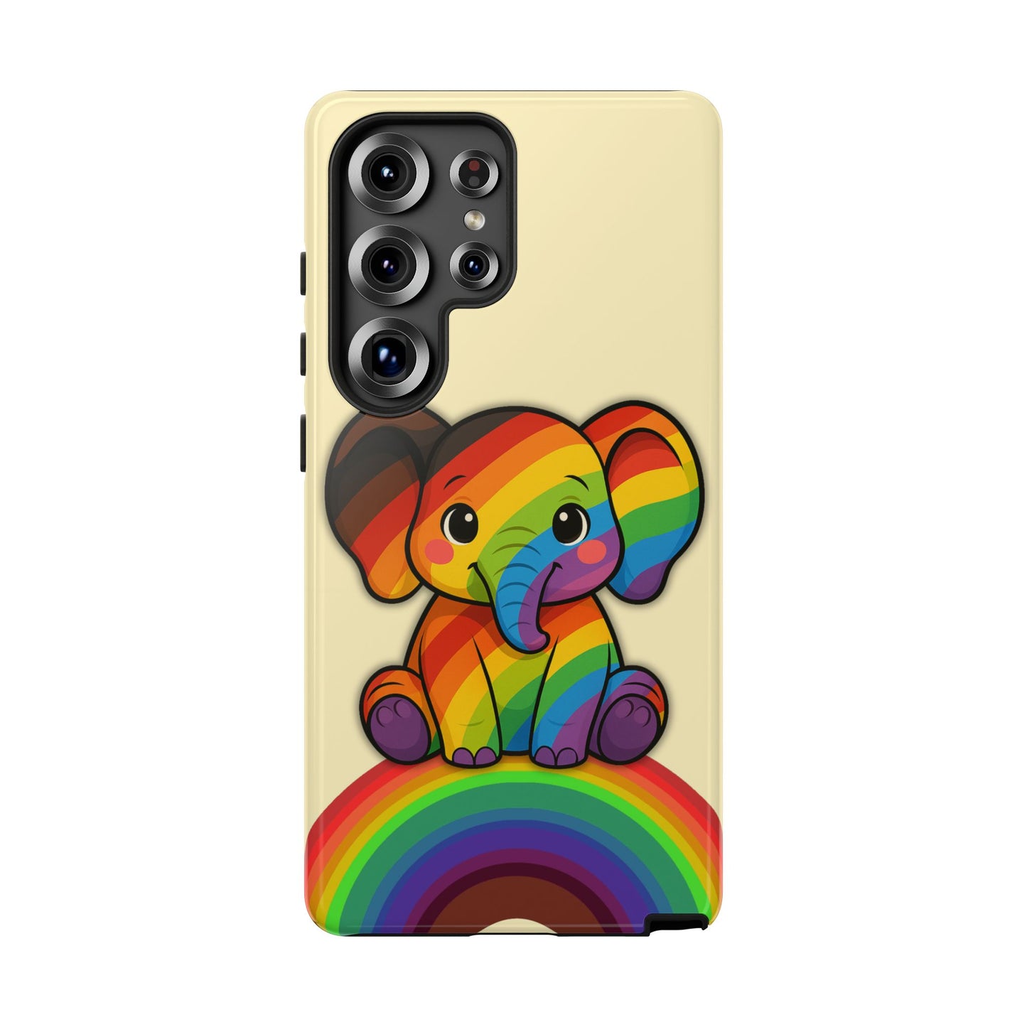 "jumbo joy" – philadelphia pride elephant android tough phone case